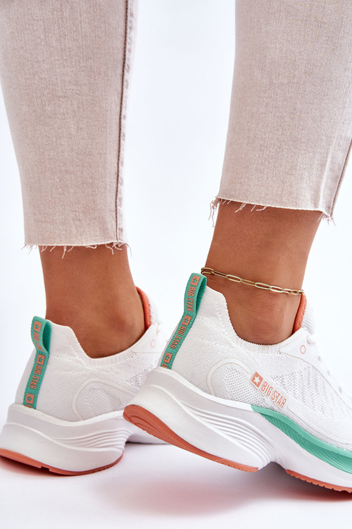 Lekkie Buty Sportowe Memory Foam System Big Star LL274328 Białe