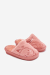Kapcie Dziecięce Z Futerkiem Różowe Norene