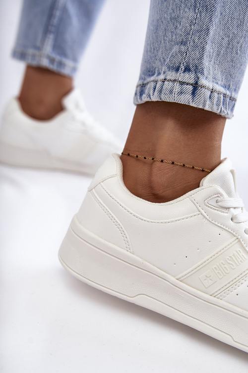 Niskie Buty Sportowe Memory Foam System Big Star KK274259 Białe