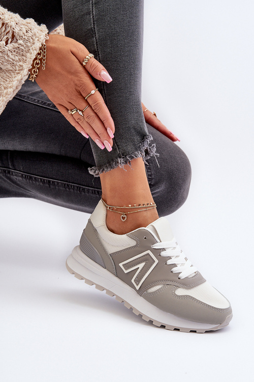Damskie Sneakersy Buty Sportowe Szare Daisee