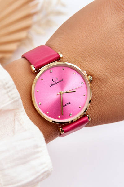 Damski Skórzany Zegarek Giorgio&Dario Fuksja