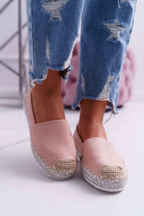 Espadryle Damskie Różowe Carian