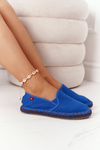 Espadryle Na Plecionej Podeszwie Big Star DD274A136 Granatowe