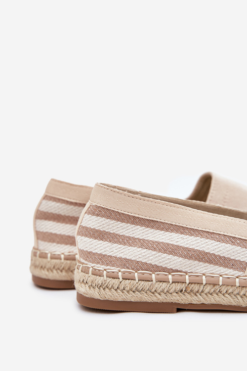 Męskie Espadryle Z Eko Zamszu Beżowe Nessar