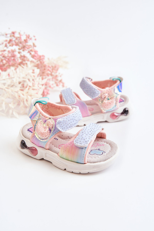 Dziecięce Klasyczne Sandały Na Rzepy Multikolor Darrin