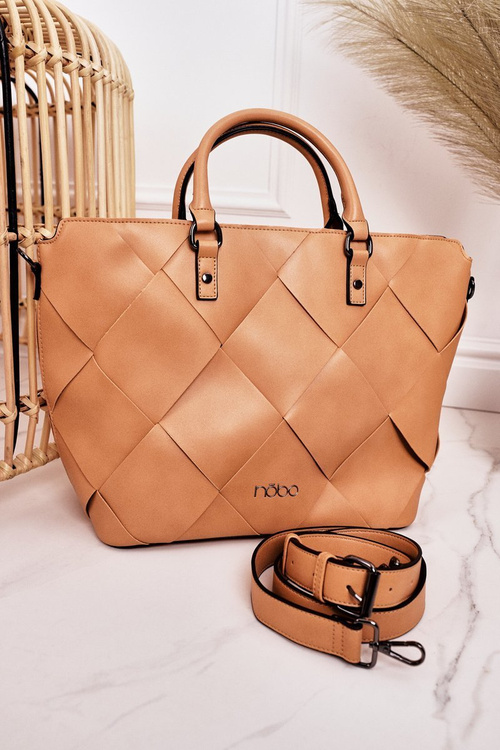 Damska Torba Shopper NOBO NBAG-K1250 Beżowa