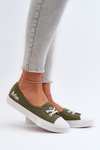 Tenisówki Trampki Damskie Lee Cooper LCW-24-31-2729 Zielone