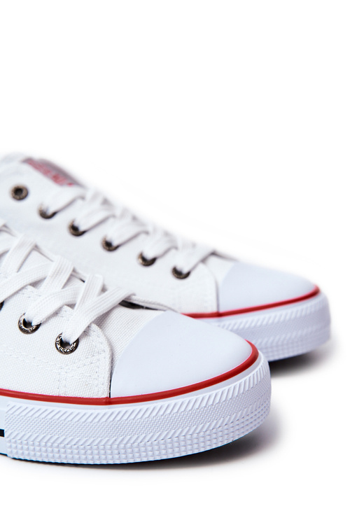 Męskie Klasyczne Trampki Cross Jeans JJ1R4001C Białe