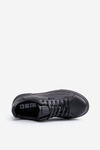 Trampki Sneakersy Męskie Z Eko Skóry Big Star OO174117 Czarne