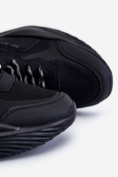 Męskie Lekkie Sneakersy Memory Foam System Big Star LL174150 Czarne
