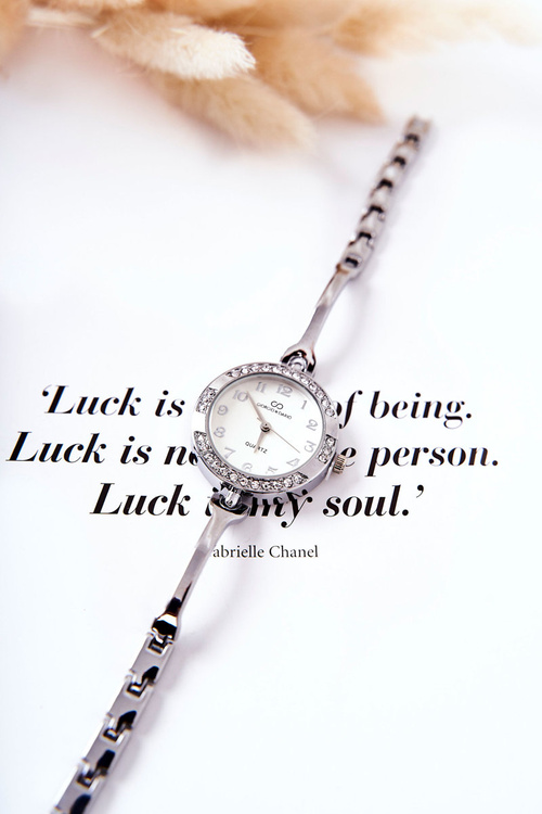 Damski Zegarek Giorgio&Dario Z Cyrkoniami Srebrny