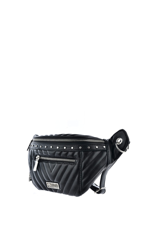 Skórzana Nerka Z Ćwiekami Big Star KK574063 Czarna