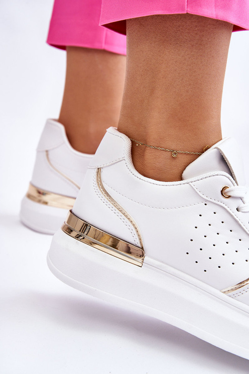 Damskie Klasyczne Buty Sportowe Białe Elijah