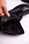 Botki Damskie Workery Czarne Bear