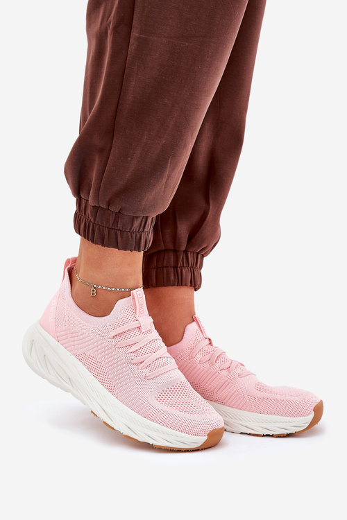 Wygodne Buty Sportowe Damskie Big Star RR274A131 HI-POLY SYSTEM Różowe
