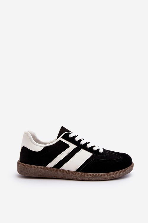 Damskie Niskie Sneakersy Buty Sportowe Czarne Eudiopis