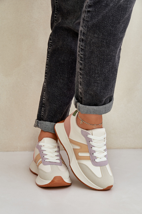 Buty Sportowe Damskie Na Platformie Multikolor Emidi