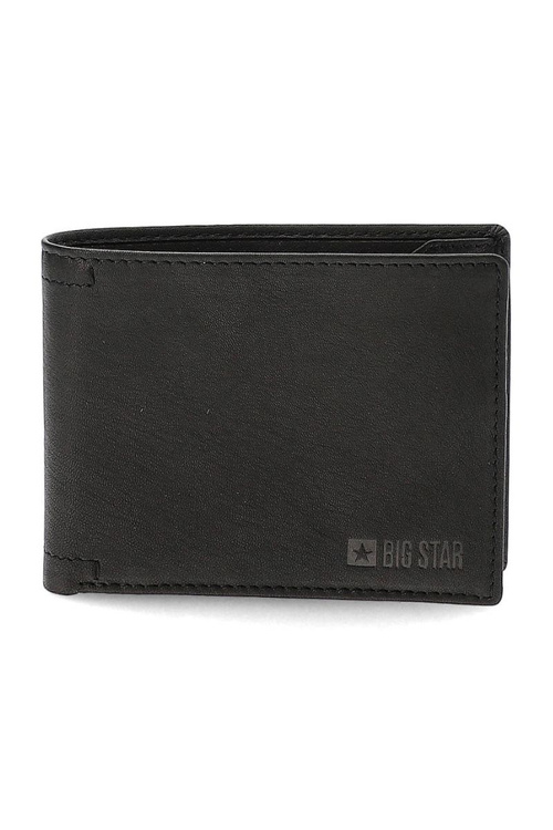 Męski Skórzany Portfel Big Star KK675004 Czarny