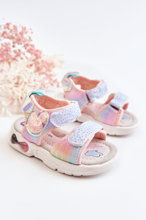 Dziecięce Klasyczne Sandały Na Rzepy Multikolor Darrin