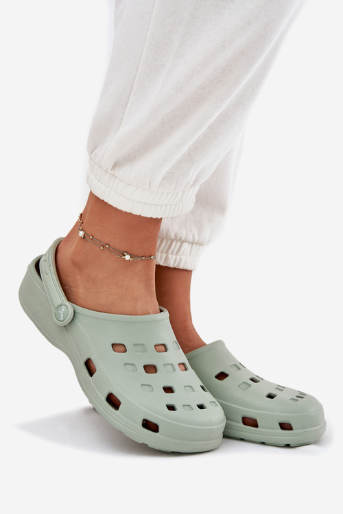 Klapki Damskie Piankowe LEMIGO 806 Miętowe