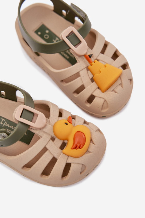 Sandałki Dziecięce Na Rzep 83619 Ipanema Summer XV Baby Beżowe