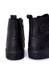Męskie Wysokie Trampki BIG STAR II174048 Czarne