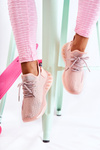 Damskie Buty Sportowe Wsuwane Różowe Hermiona
