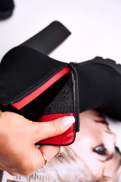 Botki Damskie Na Słupku Czarne Yris