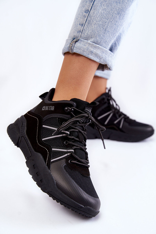 Damskie Trapery Memory Foam Big Star KK274218 Czarne