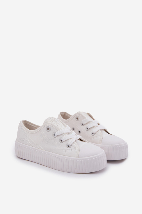 Trampki Dziecięce Sznurowane Big Star RR374009 Białe