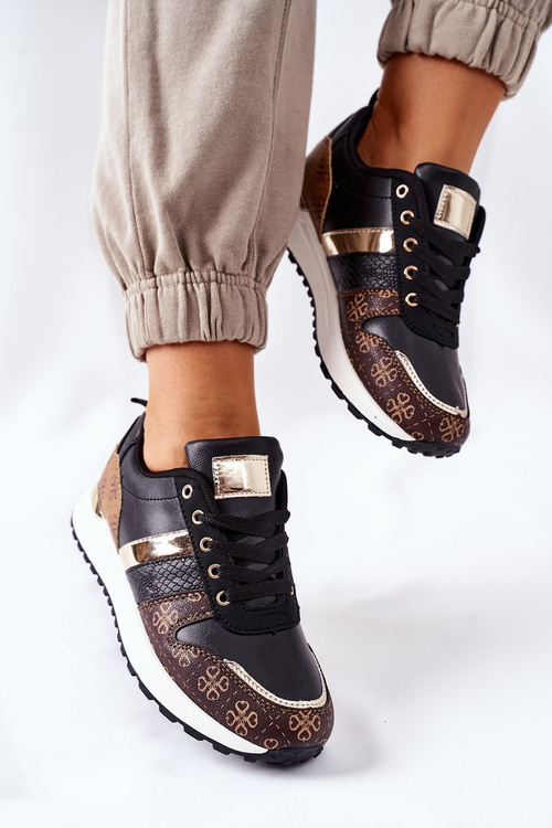 Sportowe Buty Sneakersy Czarne Next