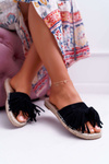 Klapki Damskie Czarne Boho Vices 8458