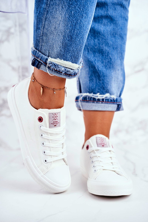 Damskie Trampki Cross Jeans Białe DD2R4030