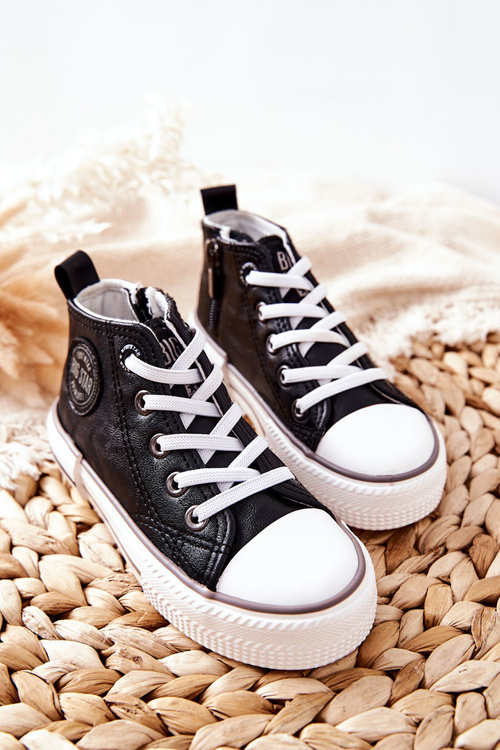 Dziecięce Wysokie Trampki BIG STAR II374003 Czarne