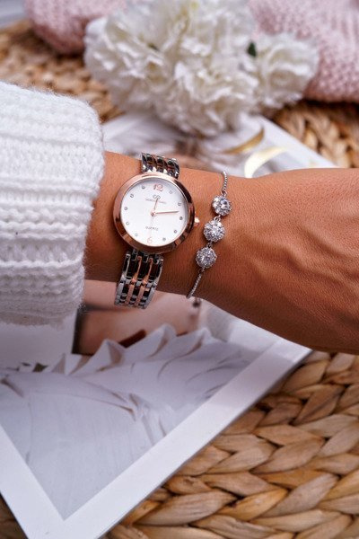 Damska Bransoleta Na Łańcuszku Srebrna Ferrin