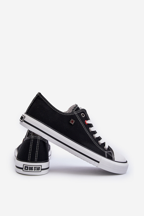 Niskie Męskie Trampki Big Star T174103 Czarne