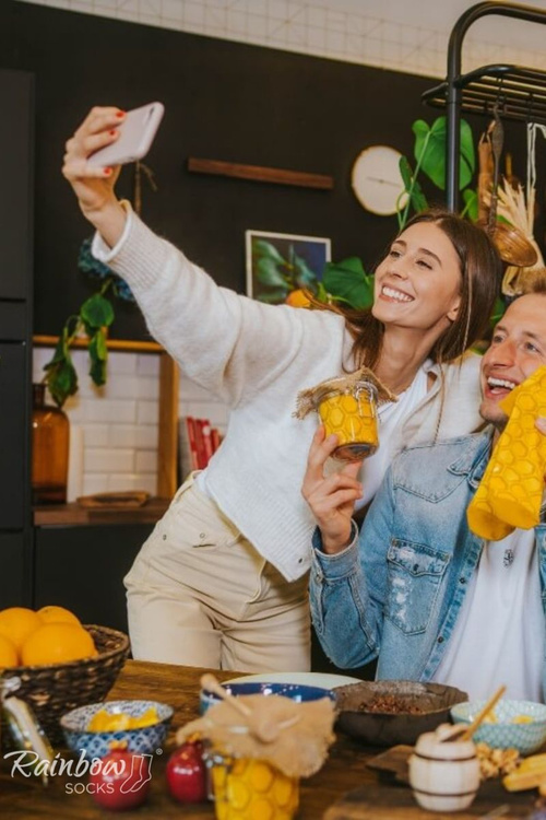 Skarpetki Rainbow Socks Miód W Słoiku 2 Pary