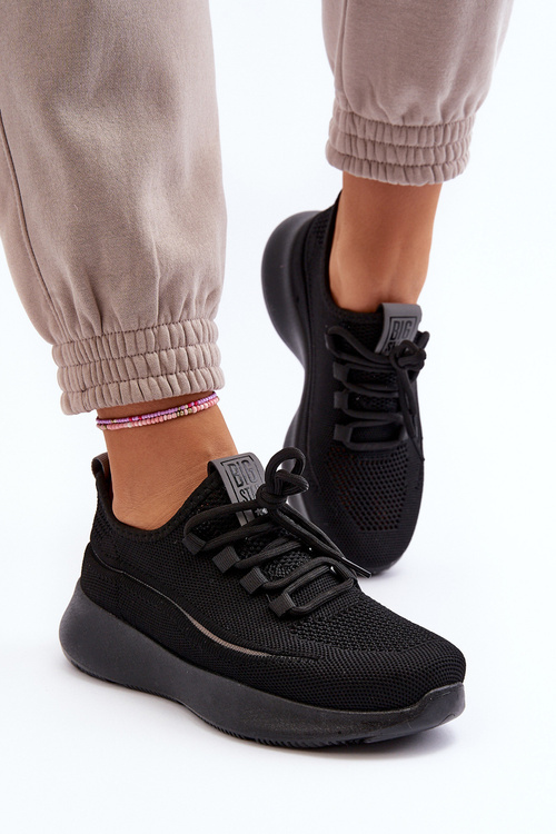 Damskie Buty Sportowe Big Star NN274663 Czarne