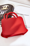 Mała Torebka Z Kokardą Czerwona Nesehe