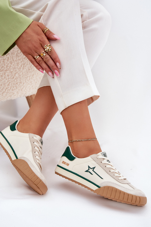 Niskie Trampki Damskie Big Star NN274867 Beżowe