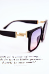 Damskie Okulary Przeciwsłoneczne Ombre V120026 Czarne