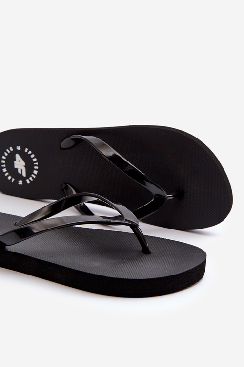 Damskie Japonki Klapki 4FMM00FFLIF018-21S Czarne