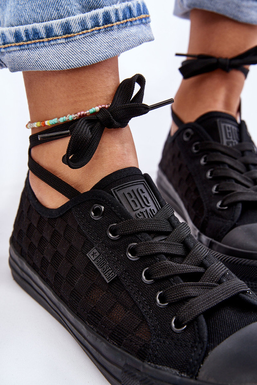 Klasyczne Niskie Trampki Big Star LL274072 Czarne