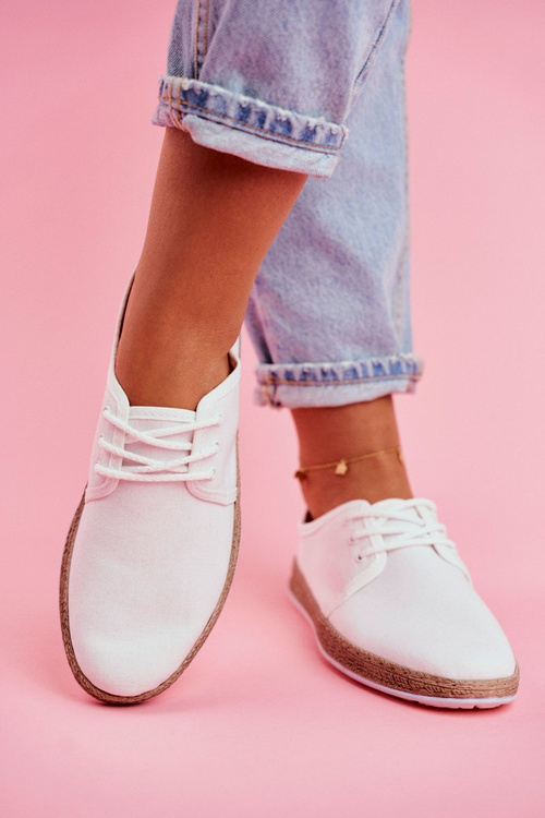 Espadryle Damskie Big Star Białe FF276043