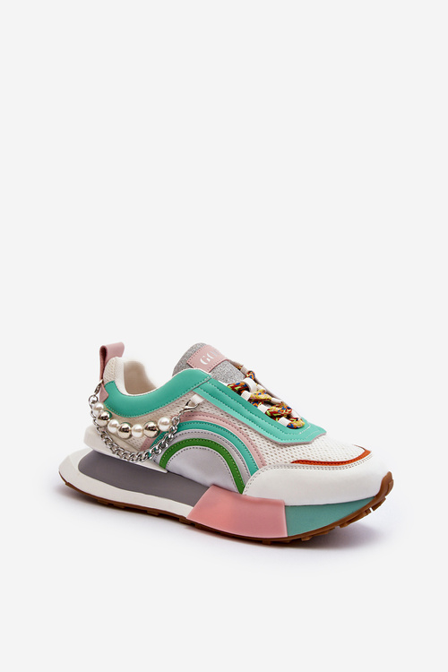 Sneakersy Damskie Z Ozdobą GOE NN2N4048 Multikolor