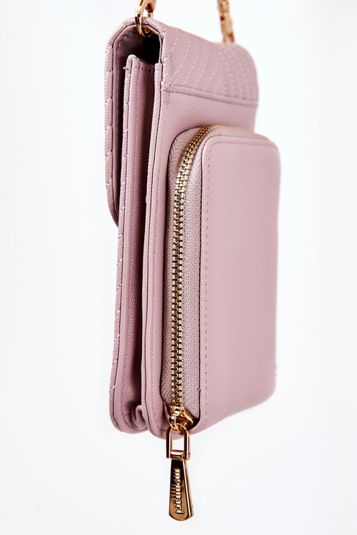 Elegancka Pikowana Torebka Monnari ETUA040-014 Fioletowa