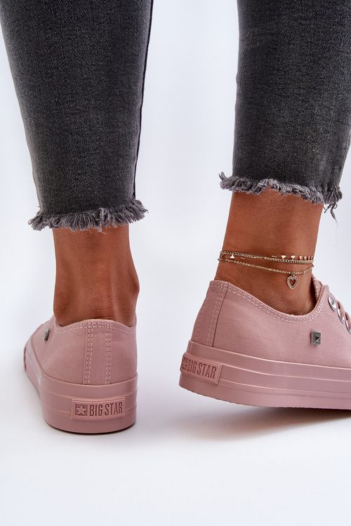 Klasyczne Trampki Damskie Big Star NN274291 Różowe