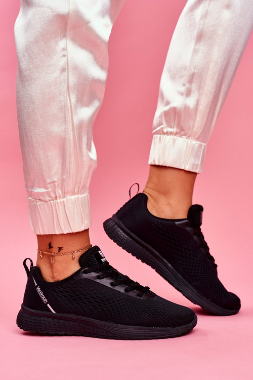 Damskie Sportowe Obuwie Lekkie Czarne Faster