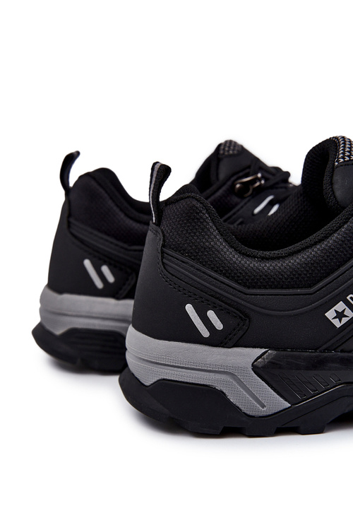 Męskie Buty Sportowe Trapery Memory Foam Big Star KK174105 Czarne