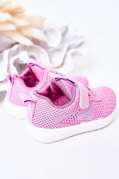 Dziecięce Sportowe Buty Ciemnoróżowe Little Sportsman